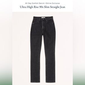 A&F (Never worn) | ultra high rise 90s slim straight